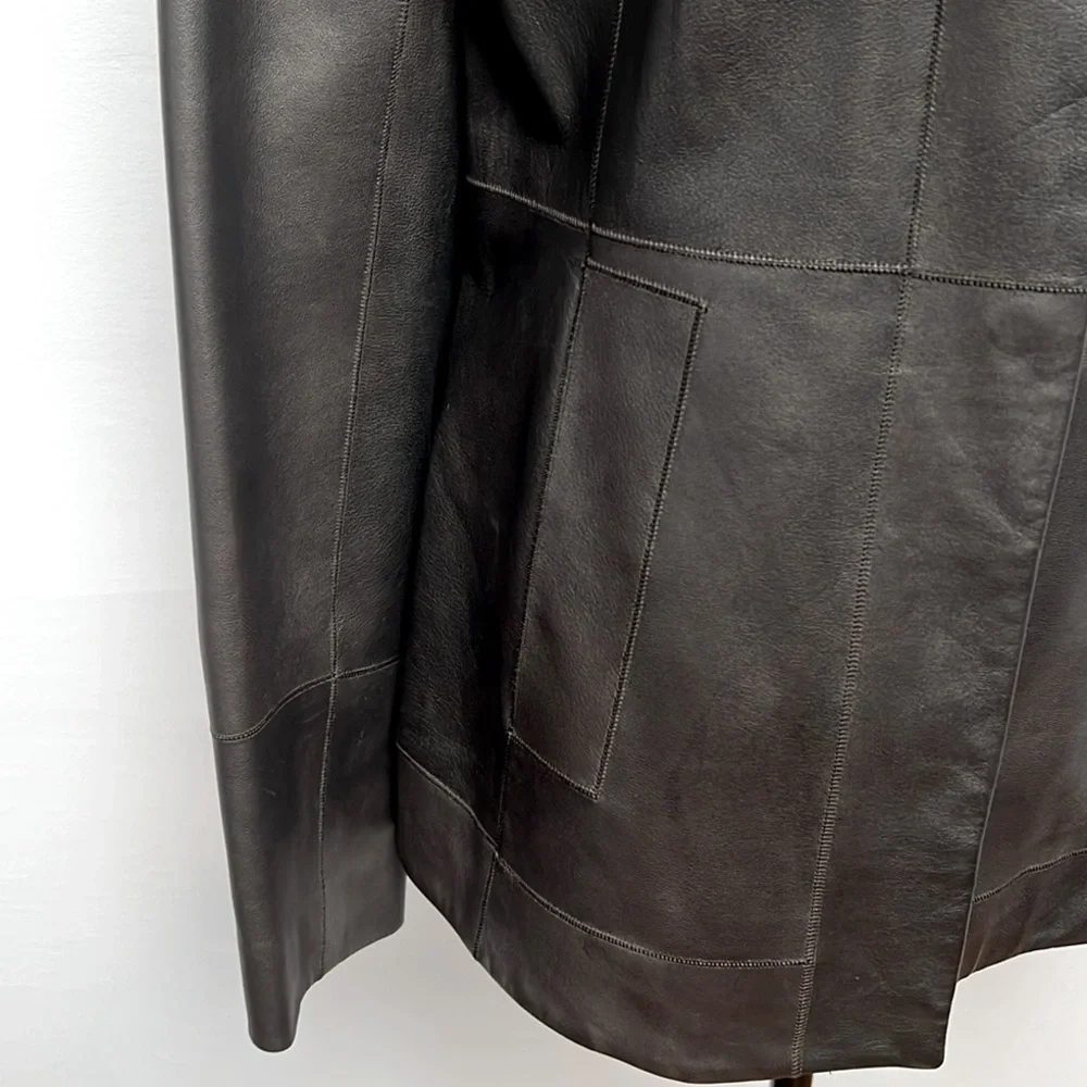 Cole Haan Lamb Leather Jacket